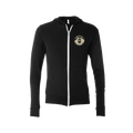 Black Lightweight Full Zip Hoodie