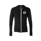 Black Lightweight Full Zip Hoodie