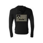 Black Lightweight Full Zip Hoodie