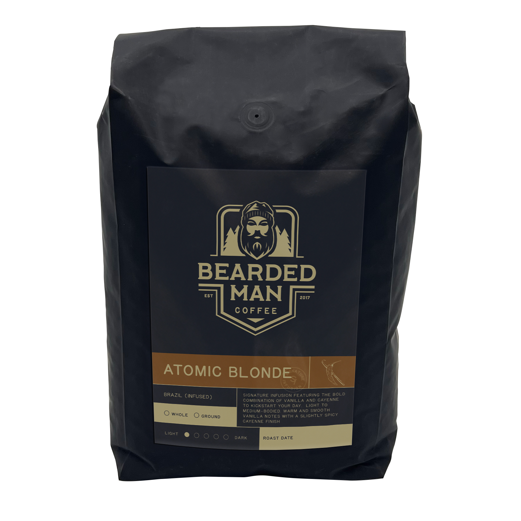 Atomic Blonde Bearded Man Coffee