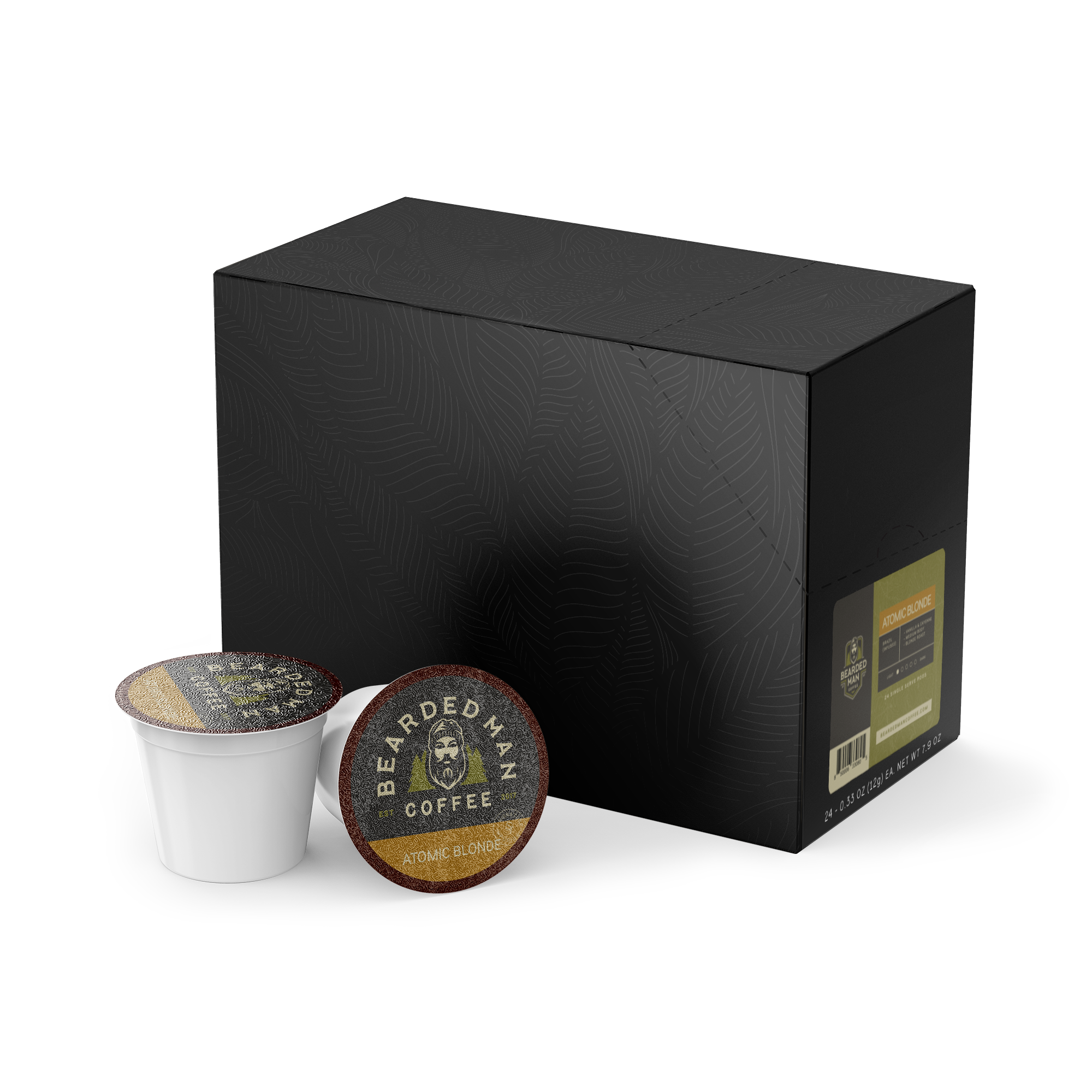 Atomic Blonde Bearded Man Coffee